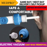 Electric Vacuum Ear Wax Removal Tool with Soft Ear Tips & Cleaning Brush