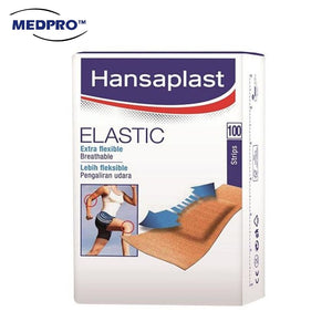 (3 Boxes) Hansaplast Elastic Plaster 100pcs/Box