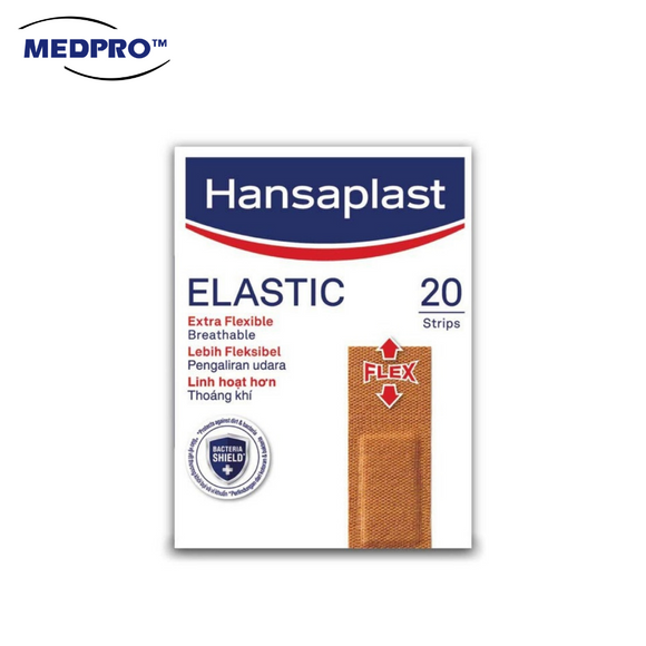 (6 Boxes) Hansaplast Elastic Plaster 20pcs/Box