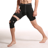 MEDPRO™ Knee Support Elastic Sleeve with Thigh & Calf Tightening Straps | Patella Hole Knee Brace