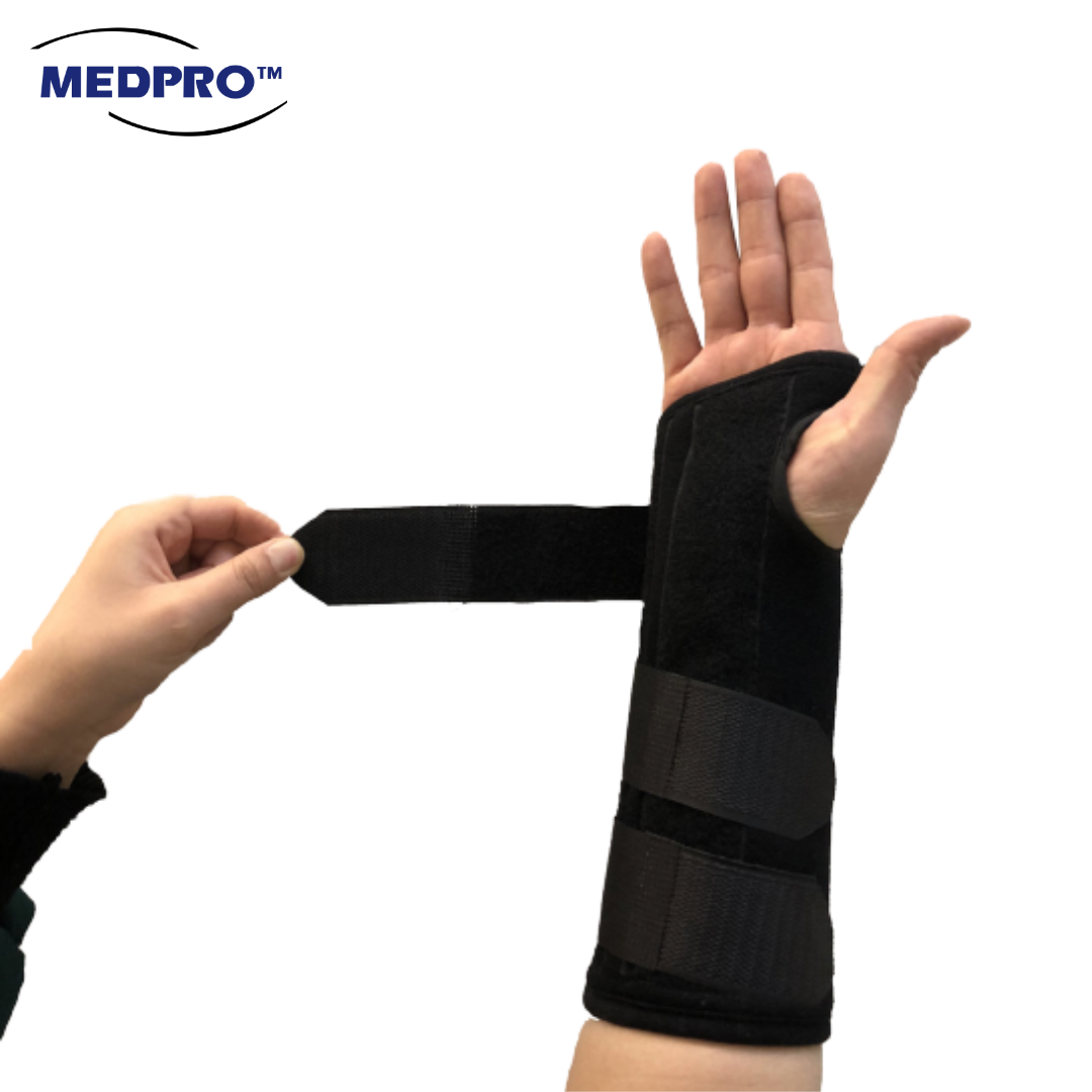 MEDPRO™ Carpal Tunnel Hand Wrist & Thumb Brace Splint Adjustable Vel – MEDPRO™ Medical Supplies
