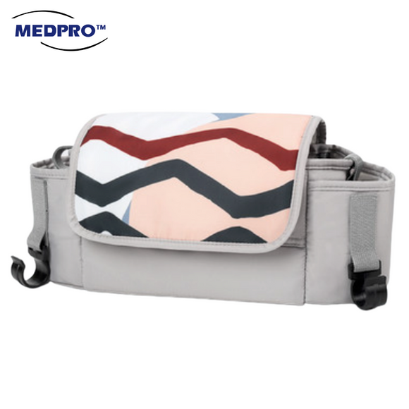 MEDPRO™ Large Capacity Grey Wheelchair / Scooter Backpack Bag