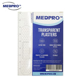 (5boxes) MEDPRO First-Aid Waterproof Transparent Breathable Plaster Band-Aid 20pcs/Box