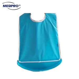 MEDPRO™ Adult Bib with Detachable Tray 45cm x 60cm (Waterproof & Reusable!)