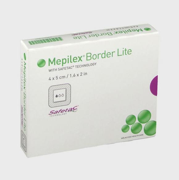 Mepilex Border Lite Foam Dressing (3 Sizes) 4 x 5cm | 7.5cm x 7.5cm | 10cm x 10cm
