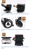 Nissin UL30 Ultra Lightweight Folding Electric Powerchair - MEDPRO™ Medical Supplies