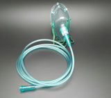 Adult Oxygen Mask with Hose Tube and Adjustable Elastic Strap