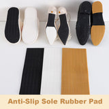 Anti-Slip Adhesive Rubber Pad for Shoe Soles (1 Pair, 2 Pcs)