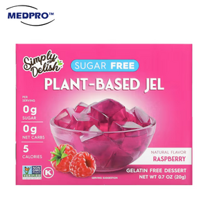 Natural Simply Delish, Plant-Based Gel, Raspberry 0.7 oz (20 g)