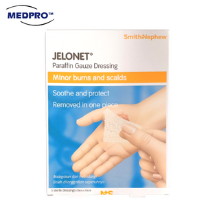 S&N Jelonet Paraffin Gauze Dressing 10cm x 10cm (5pcs/box)