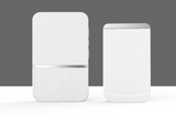 Long Range Wireless Doorbell for Patients at Home - 2 Call Bells with 1 Ring Speaker (Local Plug) for Toilet & Bedside