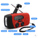 [BEST RADIO] Emergency Radio and Torch Light with 3 Charging Method: Solar / Hand Crank / USB Cable