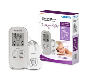 OMRON Electronic Nerve Stimulator Massager HV-F021 with Customized Therapy (Drug Free Soothing Relief for Muscle Pain & Stiffness) - MEDPRO™ Medical Supplies
