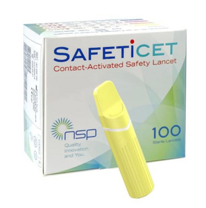 SAFETICET 21G, 23G, 28G (Capillary Blood Sampling, Yellow) 100s - MEDPRO™ Medical Supplies