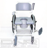 Deluxe Self-Propel Mobile Toilet Commode Chair