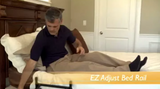 [NEW!] Elderly Fall Prevention Extendable Bed Rail Bar with Pouch and Bed strap