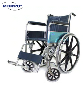 Chrome Standard Wheel Chair 18" - MEDPRO™ Medical Supplies