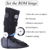 MEDPRO™ Short Air Compression Range of Motions Walker Boot For Anke Fracture, Post-Operative Use following Achilles Tendon