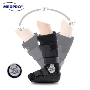 MEDPRO™ Short Air Compression Range of Motions Walker Boot For Anke Fracture, Post-Operative Use following Achilles Tendon