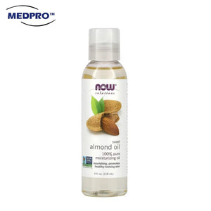 NOW Foods, Solutions, Sweet Almond Oil, 118ml [Natural Moisturizer for Skin]