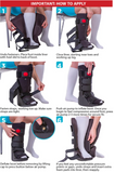 MEDPRO™ Tall Air Compression Walker Boot for More Severe Ankle, Foot, Leg Sprains and Fractures