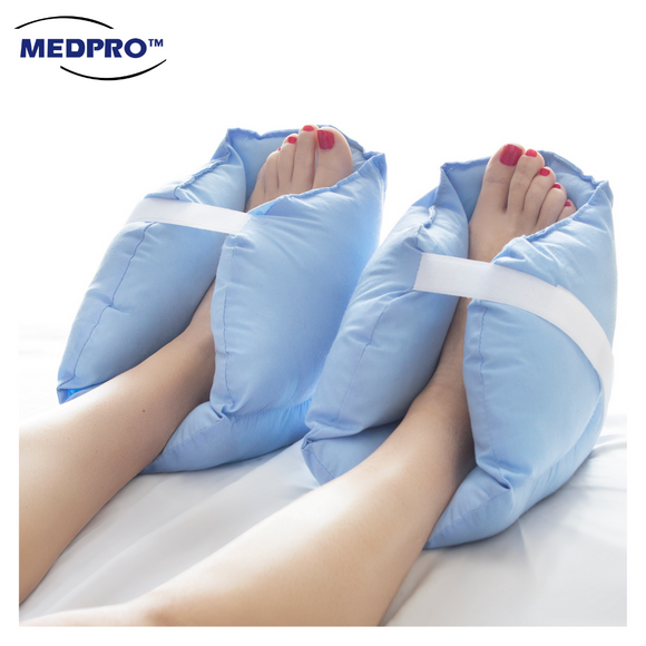 MEDPRO™ Pressure Relief & Machine Washable Patient Bed Heel Protector (1 Pair, 2 pcs) - MEDPRO™ Medical Supplies