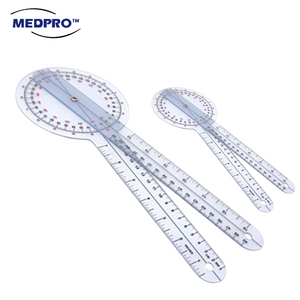 MEDPRO™ Protractor Goniometer 6" & 12" | Medical Ruler