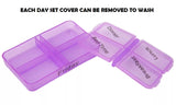 7 Days 4 Times Daily Medicine Storage Tablet Box with 28 compartments - MEDPRO™ Medical Supplies