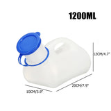 Unisex Durable Urinal with Cover 1200mls - MEDPRO™ Medical Supplies