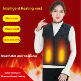 Unisex, Washable Smart Temperature Control USB Warmer Vest